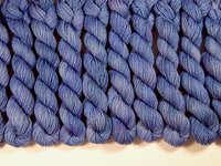 Sock Yarn Mini Skeins, Hand Dyed Yarn, Fingering Weight 4 Ply Superwash Merino Wool - Delphinium - Light Blue Tonal Sock Yarn, Indie Dyer