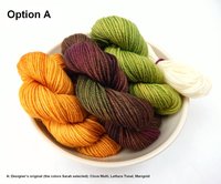 Mini Skein Kit for Oh Gnome, You Didn’t MKAL - Gnellie - Hand Dyed Yarn, Sock Weight 4 Ply Superwash Merino Wool, Fingering Sock Yarn Set