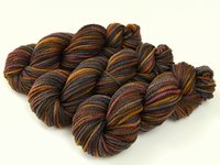 Hand Dyed Yarn, Bulky Weight Superwash Merino Wool - Agate - Thick Knitting Yarn in Earthy Shades, Grey Brown Yarn for Chunky Knits