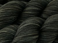 Hand Dyed Yarn, Sock Fingering 100% Superwash Merino Wool - Slate Grey Tonal - Charcoal Gray Indie Dyed Yarn, Knitting Crochet Sock Yarn