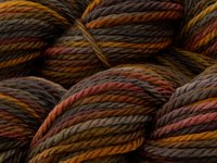 Hand Dyed Yarn, Bulky Weight Superwash Merino Wool - Agate - Thick Knitting Yarn in Earthy Shades, Grey Brown Yarn for Chunky Knits