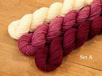 Mini Skein Kit for Gnot Just Another Gnome MKAL - Gnathan - Hand Dyed Yarn, Fingering Sock Weight 4 Ply Superwash Merino Wool, Sock Yarn Set