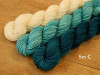 Mini Skein Kit for Gnot Just Another Gnome MKAL - Gnathan - Hand Dyed Yarn, Fingering Sock Weight 4 Ply Superwash Merino Wool, Sock Yarn Set