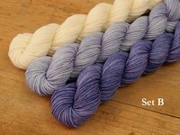 Mini Skein Kit for Gnot Just Another Gnome MKAL - Gnathan - Hand Dyed Yarn, Fingering Sock Weight 4 Ply Superwash Merino Wool, Sock Yarn Set