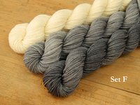 Mini Skein Kit for Gnot Just Another Gnome MKAL - Gnathan - Hand Dyed Yarn, Fingering Sock Weight 4 Ply Superwash Merino Wool, Sock Yarn Set