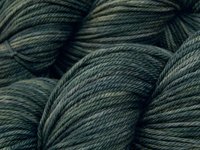 Hand Dyed Yarn, Worsted Weight 100% Superwash Merino Wool - Denim - Indie Dyer Knitting Yarn, Tonal Slate Blue Yarn Skein, Handdyed Yarn