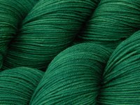 Hand Dyed Sock Yarn, Fingering Weight 4 Ply Superwash Merino Wool - Bluegrass (Darker) - Indie Dyed Knitting Yarn, Tonal Teal Blue Green