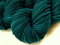 Hand Dyed Yarn, Bulky Superwash Merino Wool - Deep Sea Tonal - Indie Dyer Thick Teal Yarn, Blue Green Chunky Knitting Yarn