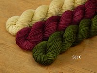 Mini Skein Kit for Make Gnome Mistake Spring 2022 MKAL - Gnocchi - Hand Dyed Yarn, Fingering Sock Weight 4 Ply Superwash Merino Wool, Sock Yarn Set