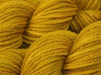 Hand Dyed Yarn, Bulky Weight Superwash Merino Wool - Honey Mustard - Thick Chunky Knitting Yarn, Tonal Yellow Gold Bulky Yarn