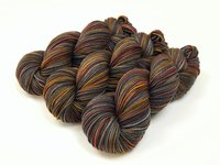 Hand Dyed Yarn, DK Weight Superwash Merino Wool - Agate - Indie Dyer Yarn, Grey Brown Gold Knitting Yarn, Earthy Multicolor Yarn