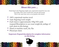 Hand Dyed Yarn, Sock Weight 4 Ply Superwash Merino Wool - Driftwood - Fingering Weight Indie Dyed Knitting Yarn, Neutral Tonal Sock Yarn