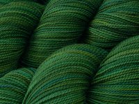 Hand Dyed Sock Yarn, Fingering Weight 100% Superwash Merino Wool - Forest Multi - Green Indie Dyer Hand Dyed Yarn, Ready to Ship