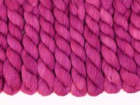 Sock Yarn Mini Skeins, Hand Dyed Yarn, Fingering Weight 4 Ply Superwash Merino Wool - Orchid - Tonal Magenta Purple