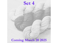 Mini Skein Kits for 2025 Year of Gnomes - Sets of 3 Hand Dyed Yarn Minis, Fingering Sock Weight Superwash Merino Wool