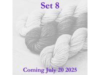 Mini Skein Kits for 2025 Year of Gnomes - Sets of 3 Hand Dyed Yarn Minis, Fingering Sock Weight Superwash Merino Wool