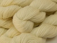 Sock Yarn Mini Skeins, Fingering Weight Superwash Merino Wool & Nylon - SPARKLE UNDYED - Natural Cream Off White Knitting Yarn with Silver Sparkles