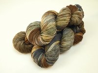 Hand Dyed Yarn, DK Weight Superwash Merino Wool - Potluck Greys & Browns - Soft Washable Indie Dyer Yarn, Earthy Colors Wool Yarn for Knitting Crochet