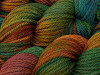Hand Dyed Yarn, Bulky Weight Superwash Merino Wool - Potluck Rainbow - Indie Dyer Vibrant Colorful Thick Chunky Knitting Yarn, Ready to Ship