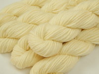 WORSTED WEIGHT Mini Skeins, Superwash Merino Wool - UNDYED - Natural Cream Off White Knitting Yarn, 20g each