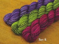 Mini Skein Kits for 2025 Year of Gnomes - Sets of 3 Hand Dyed Yarn Minis, Fingering Sock Weight Superwash Merino Wool