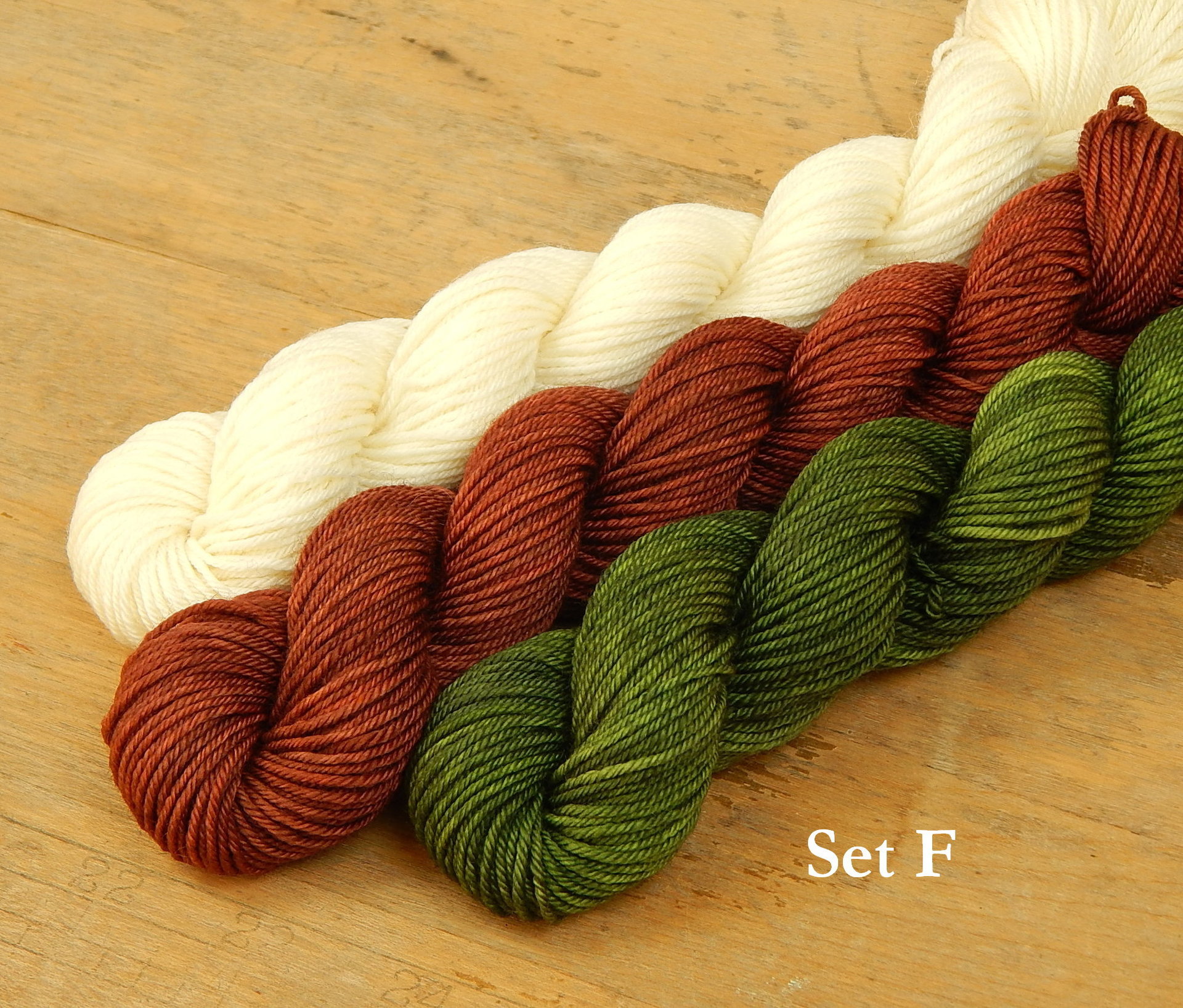 Mini Skein Kit for The Gnorri Knitalong - Hand Dyed Yarn, Fingering Sock Weight Yarn Set, Superwash Merino Wool, Gnome Knitting
