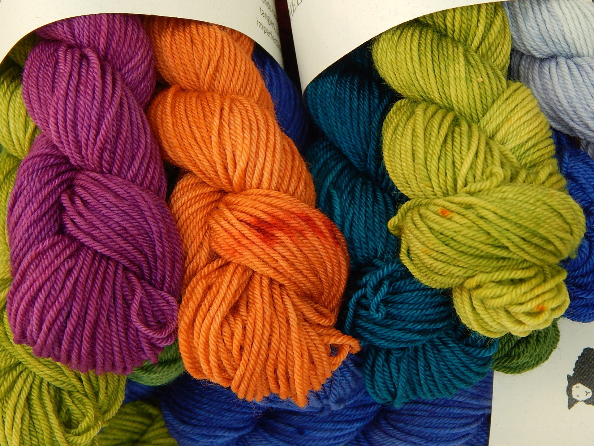 REDUCED Hand Dyed Yarn Mini Skeins SECONDS SALE, Mystery Bundles of Sock Fingering Weight Superwash Merino Wool, Indie Dyer Knitting Yarn Sets