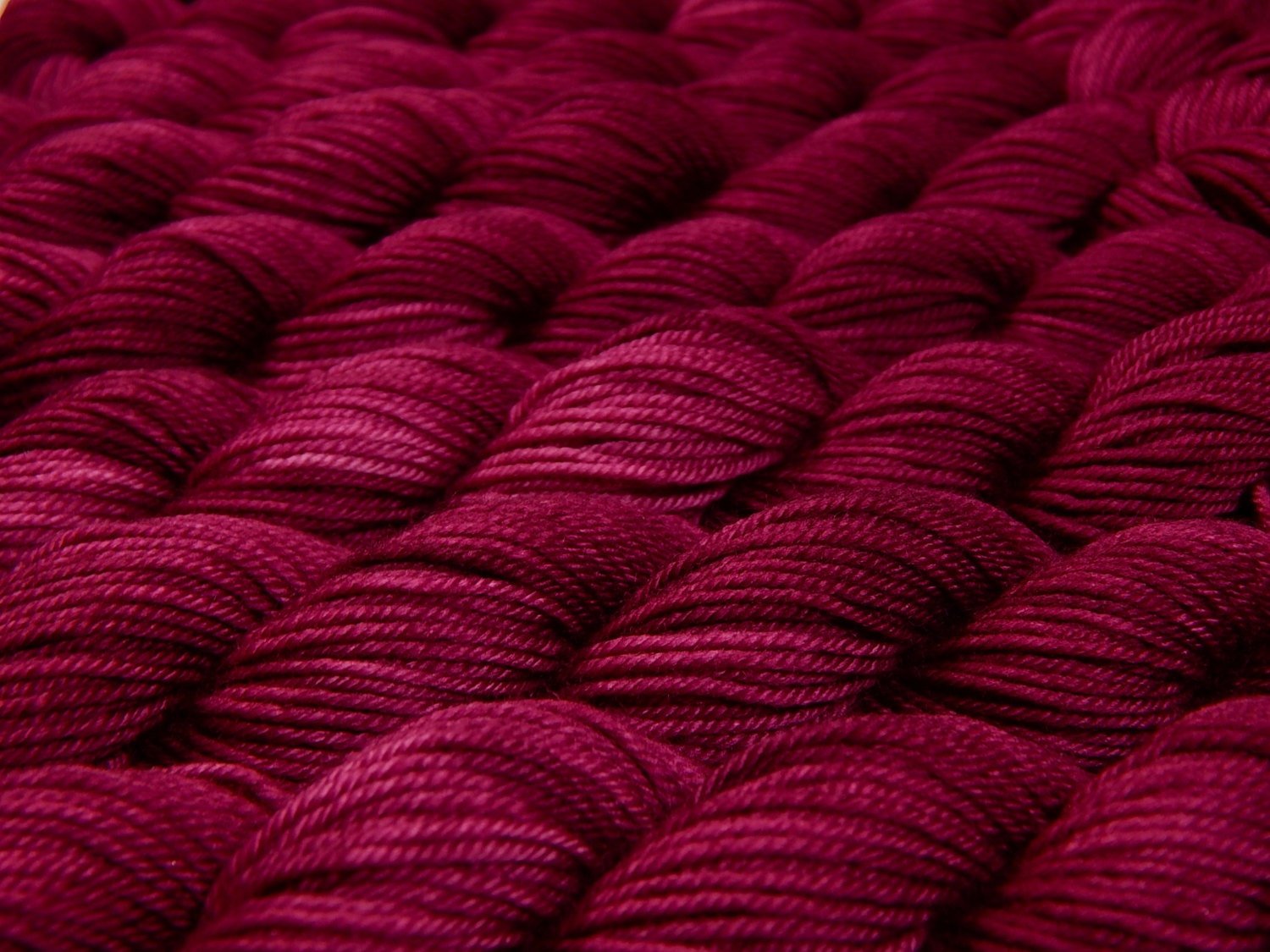 Sock Yarn Mini Skeins, Hand Dyed Yarn, Sock Weight 4 Ply Superwash Merino Wool - Plumberry - Tonal Red Violet, Indie Dyed Fingering Yarns