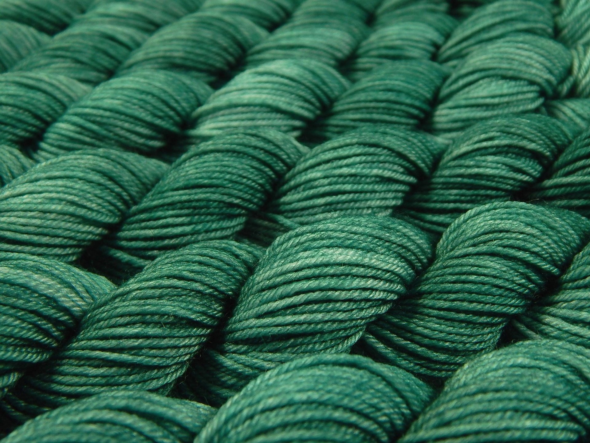 Sock Yarn Mini Skeins, Hand Dyed Yarn, Fingering Weight 4 Ply Superwash Merino Wool - Bluegrass - Mini Skein Knitting Yarn, Teal Green Tonal