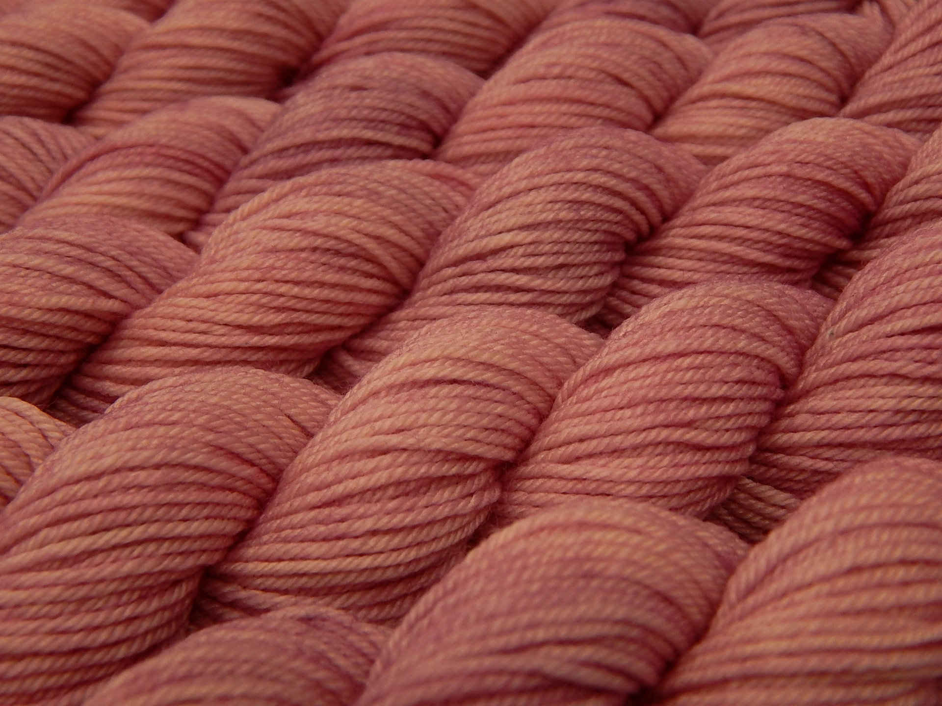 Mini Skeins Sock Yarn, Hand Dyed Yarn, Sock Weight 4 Ply Superwash 100% Merino Wool - Mallow - Fingering Knitting Yarn, Lilac Pink Tonal