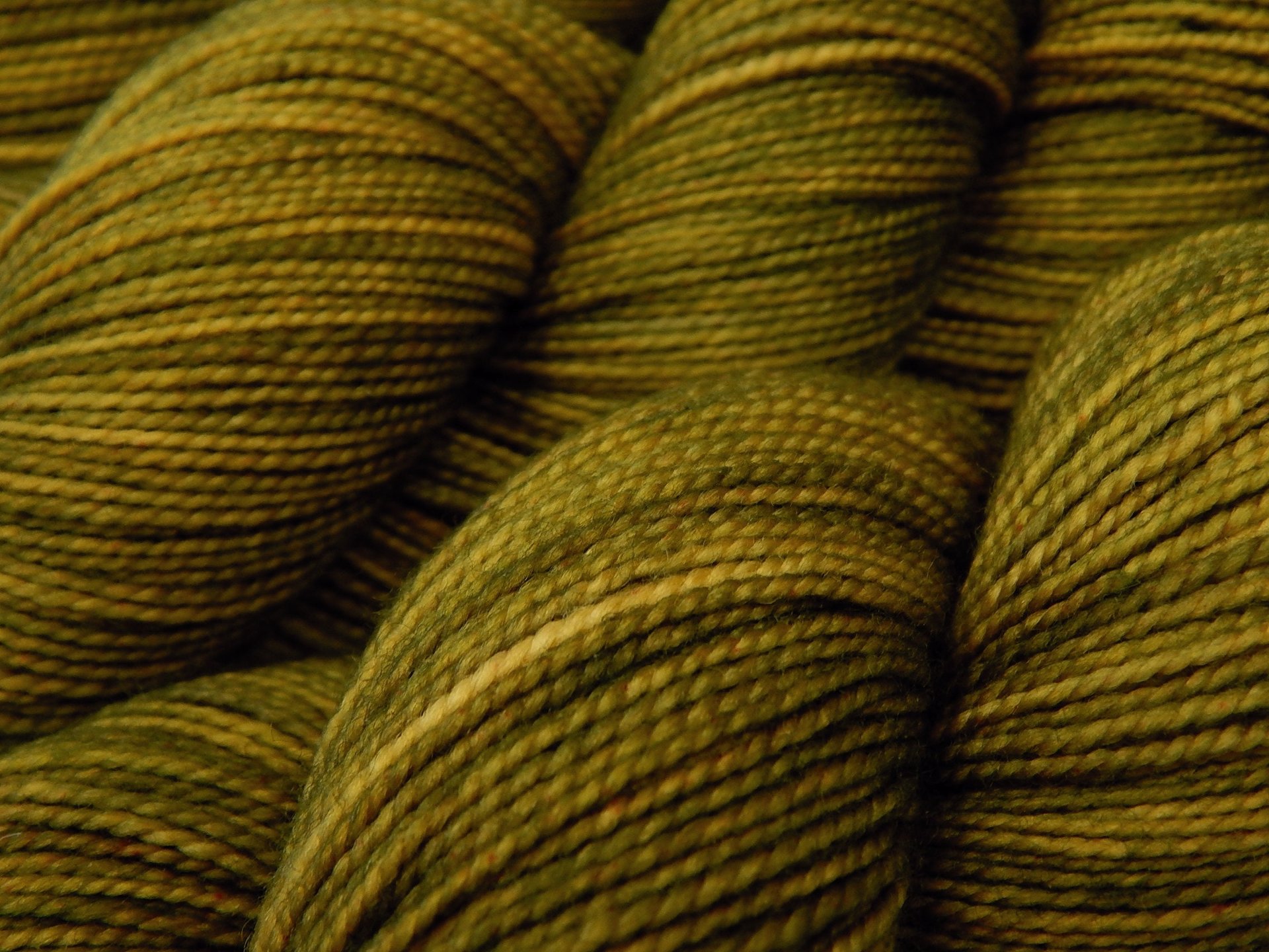 Fingering Weight Hand Dyed Yarn, 100% Superwash Merino Wool Sock Yarn - Olive Oil Tonal - Soft Washable Knitting Yarns, Gift for Knitter