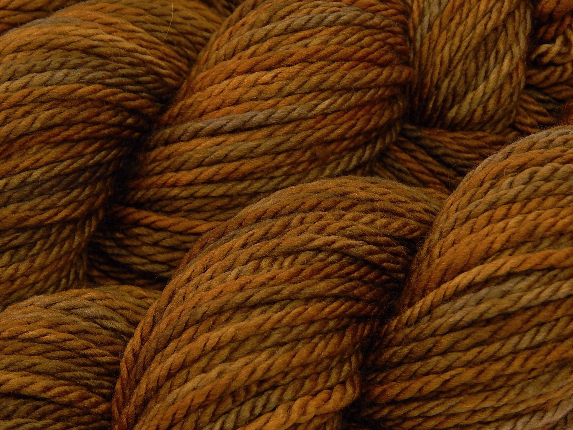 Hand Dyed Yarn, Bulky 100% Superwash Merino Wool - Hazelnut - Indie Dyer Thick Warm Brown Hand Dyed Yarn, Soft Tonal Chunky Knitting Yarn