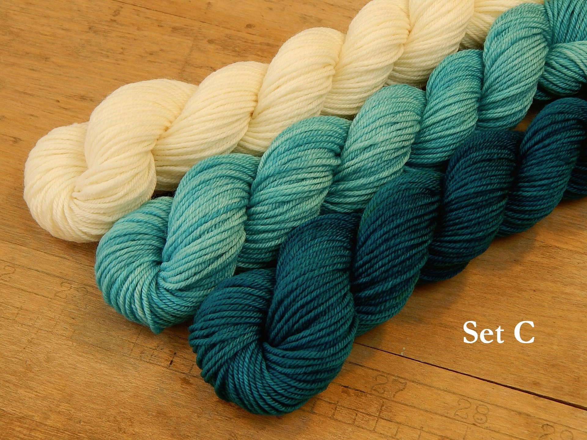 Mini Skein Kit for Gnot Just Another Gnome MKAL - Gnathan - Hand Dyed Yarn, Fingering Sock Weight 4 Ply Superwash Merino Wool, Sock Yarn Set