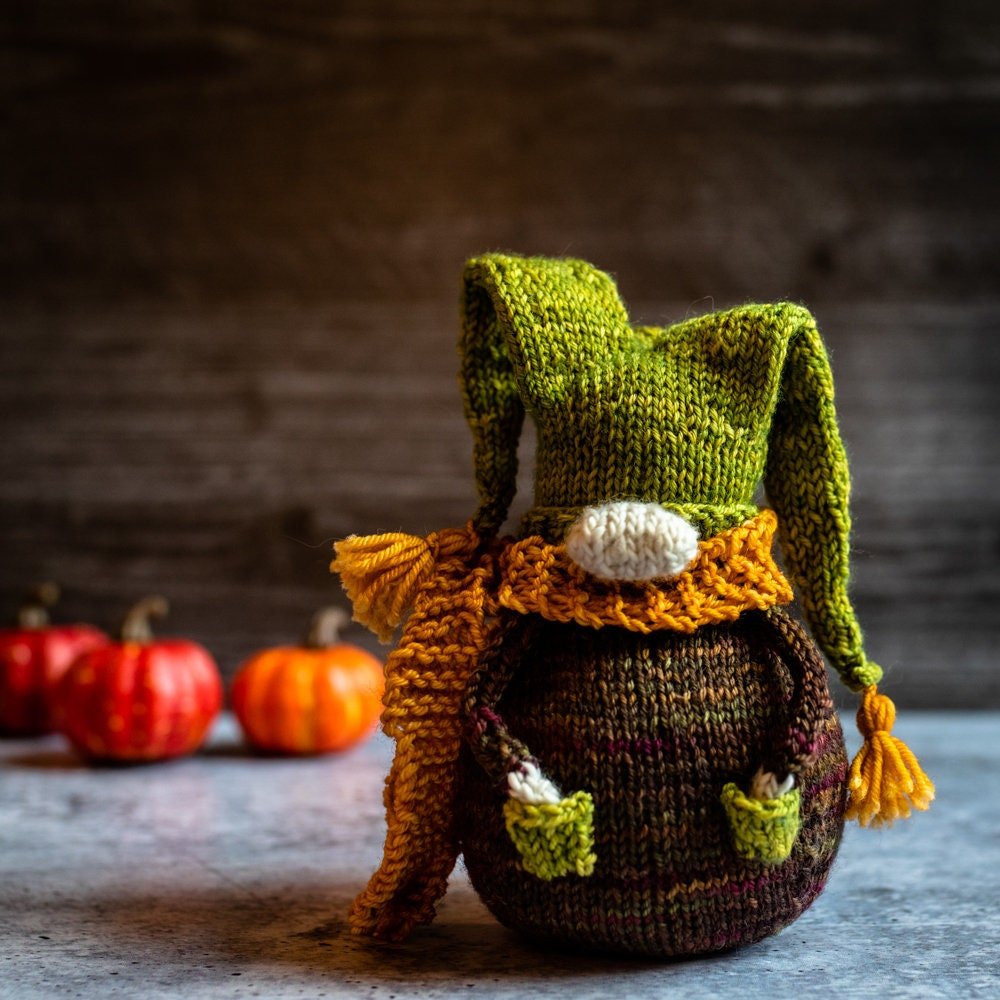 Mini Skein Kit for Oh Gnome, You Didn’t MKAL - Hand Dyed Yarn, Sock Weight 4 Ply Superwash Merino Wool, Fingering Sock Yarn Set