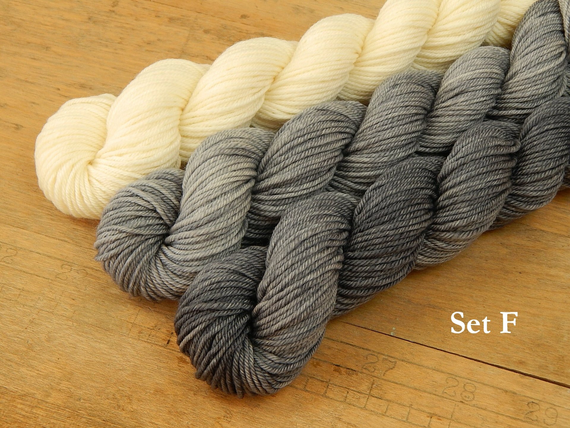 Mini Skein Kit for Gnot Just Another Gnome MKAL - Gnathan - Hand Dyed Yarn, Fingering Sock Weight 4 Ply Superwash Merino Wool, Sock Yarn Set