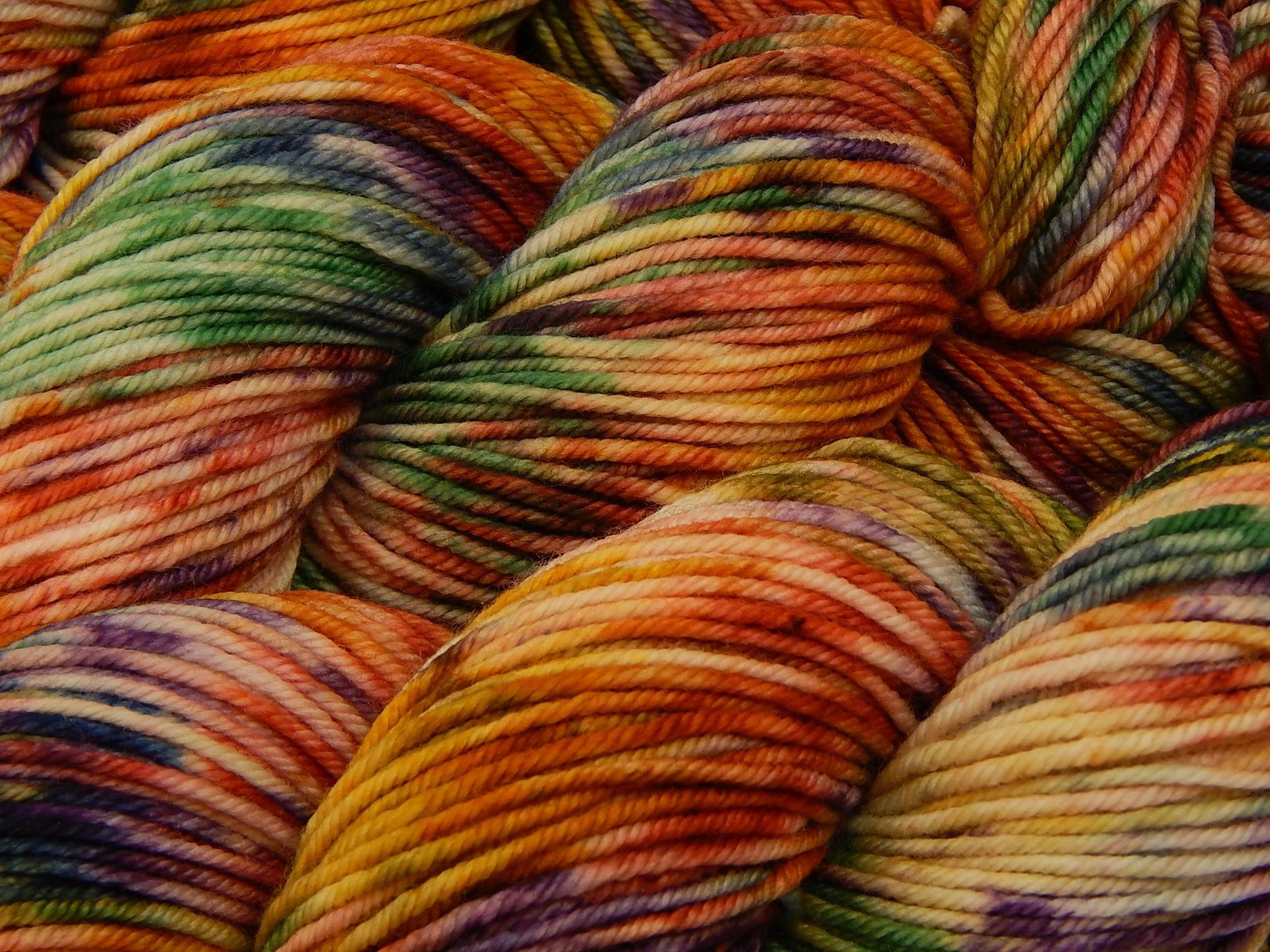 Bulky Hand Dyed Yarn 100% Superwash Merino Wool Ink Tonal 