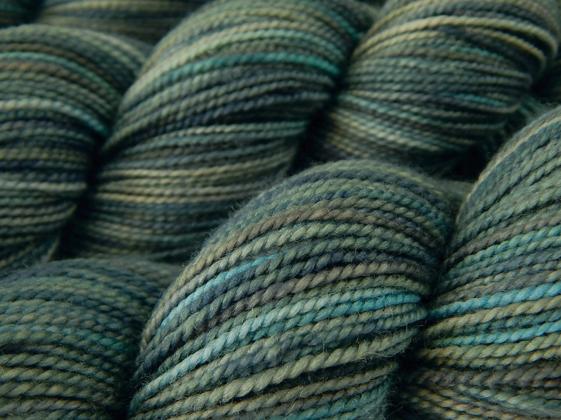 Hand Dyed Sock Yarn, Fingering Weight Superwash 100% Merino Wool - Storm Clouds - Indie Dyer Knitting Yarn, Blue Grey Gray Variegated Yarn