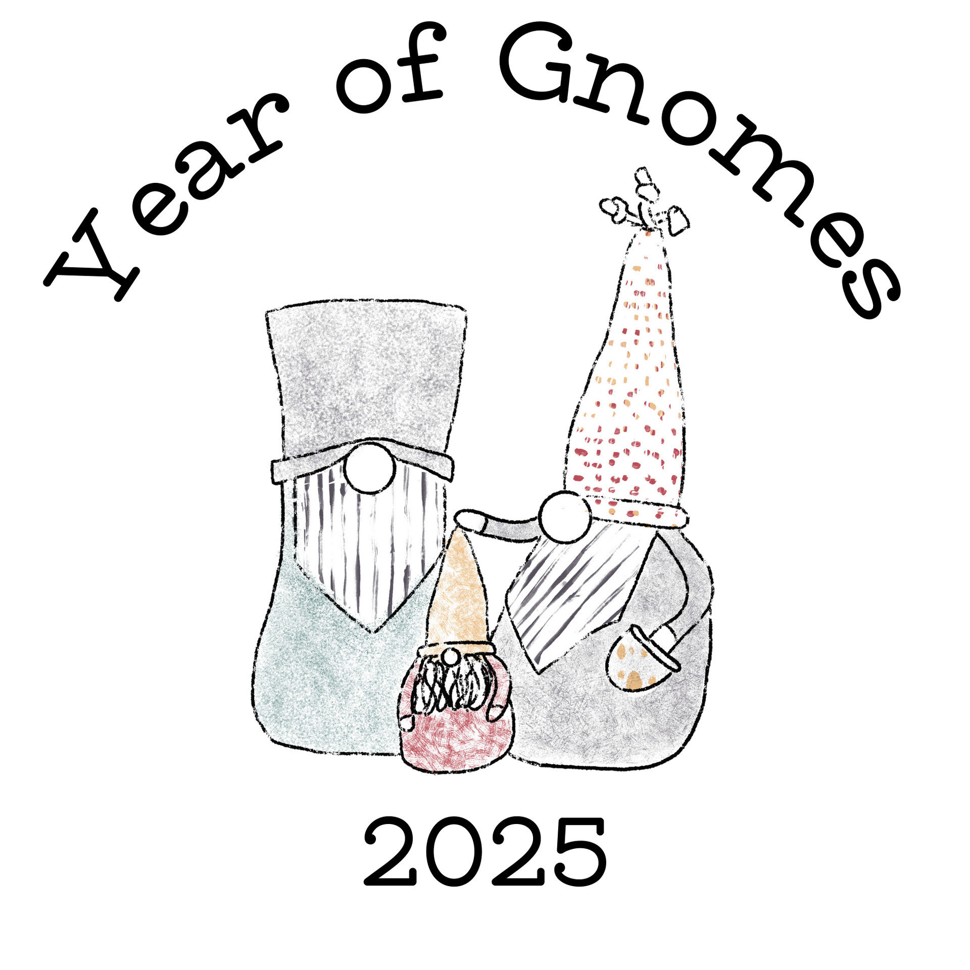 Mini Skein Kits for 2025 Year of Gnomes - Sets of 3 Hand Dyed Yarn Minis, Fingering Sock Weight Superwash Merino Wool