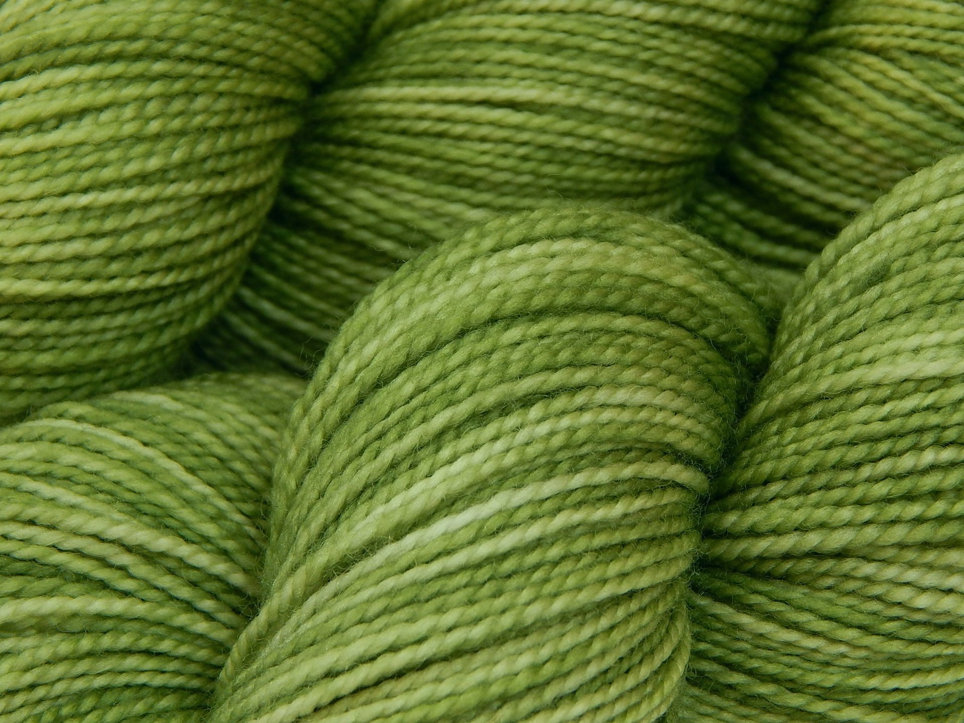 Hand Dyed Yarn, Sock Fingering Weight Superwash 100% Merino Wool - Green Tea - Indie Dyed Yarn, Light Olive Sage Celery Hand Dyed Sock Yarn