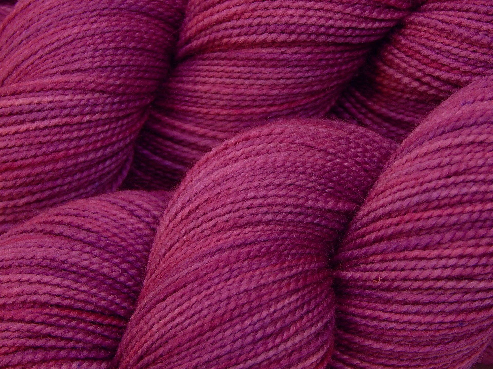 Hand Dyed Yarn, Fingering Sock Weight Superwash Merino Wool , Orchid , Indie Knitting Yarn, Magenta Fuchsia Purple Sock Yarn, Weaving Supply 