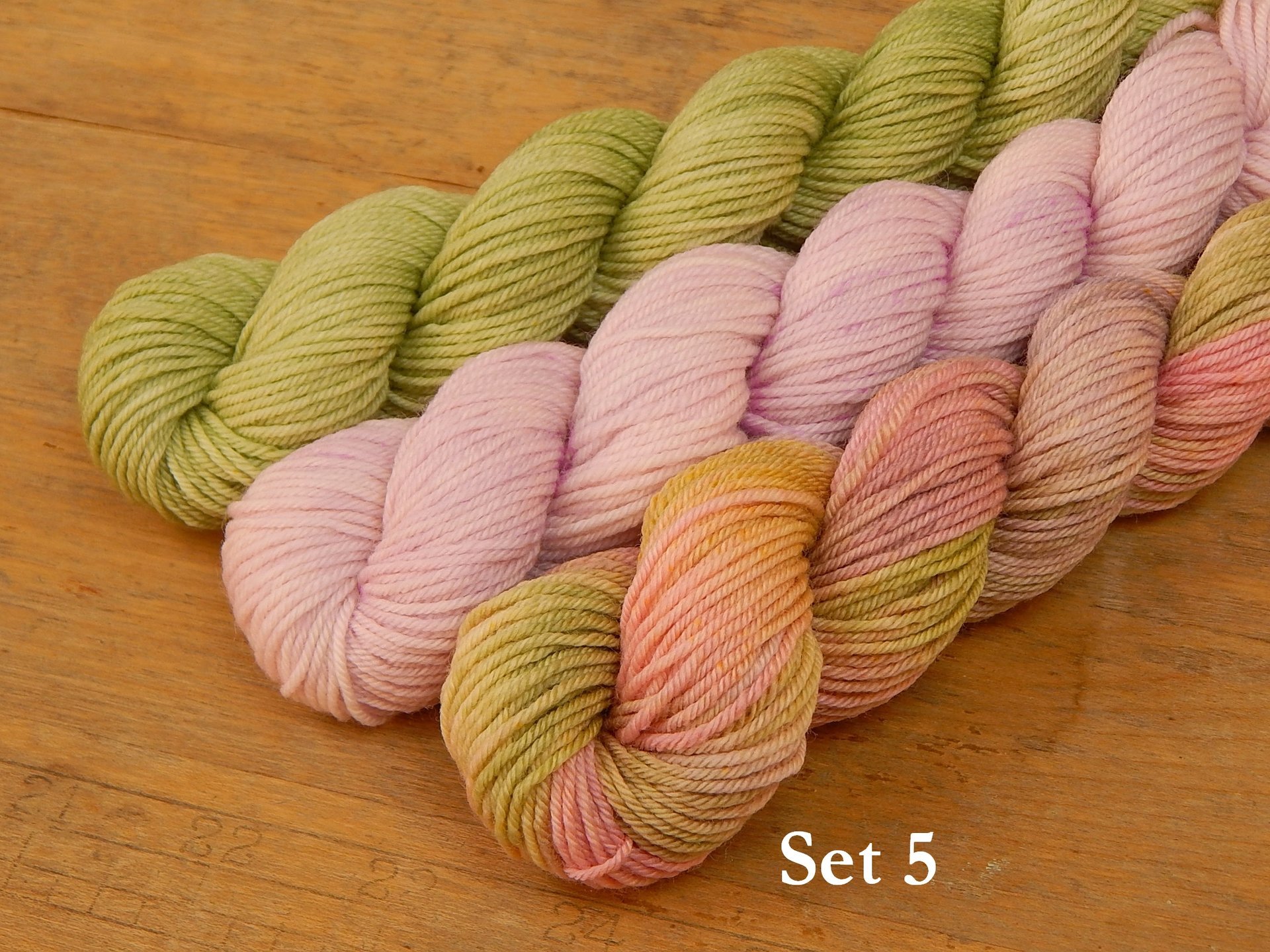 Mini Skein Kits for 2025 Year of Gnomes - Sets of 3 Hand Dyed Yarn Minis, Fingering Sock Weight Superwash Merino Wool