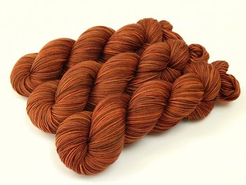 Burnt Orange Fingering Wt. Merino