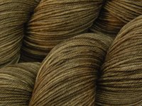 Hand Dyed Yarn, Sock Weight 4 Ply Superwash Merino Wool - Driftwood - Fingering Weight Indie Dyed Knitting Yarn, Neutral Tonal Sock Yarn